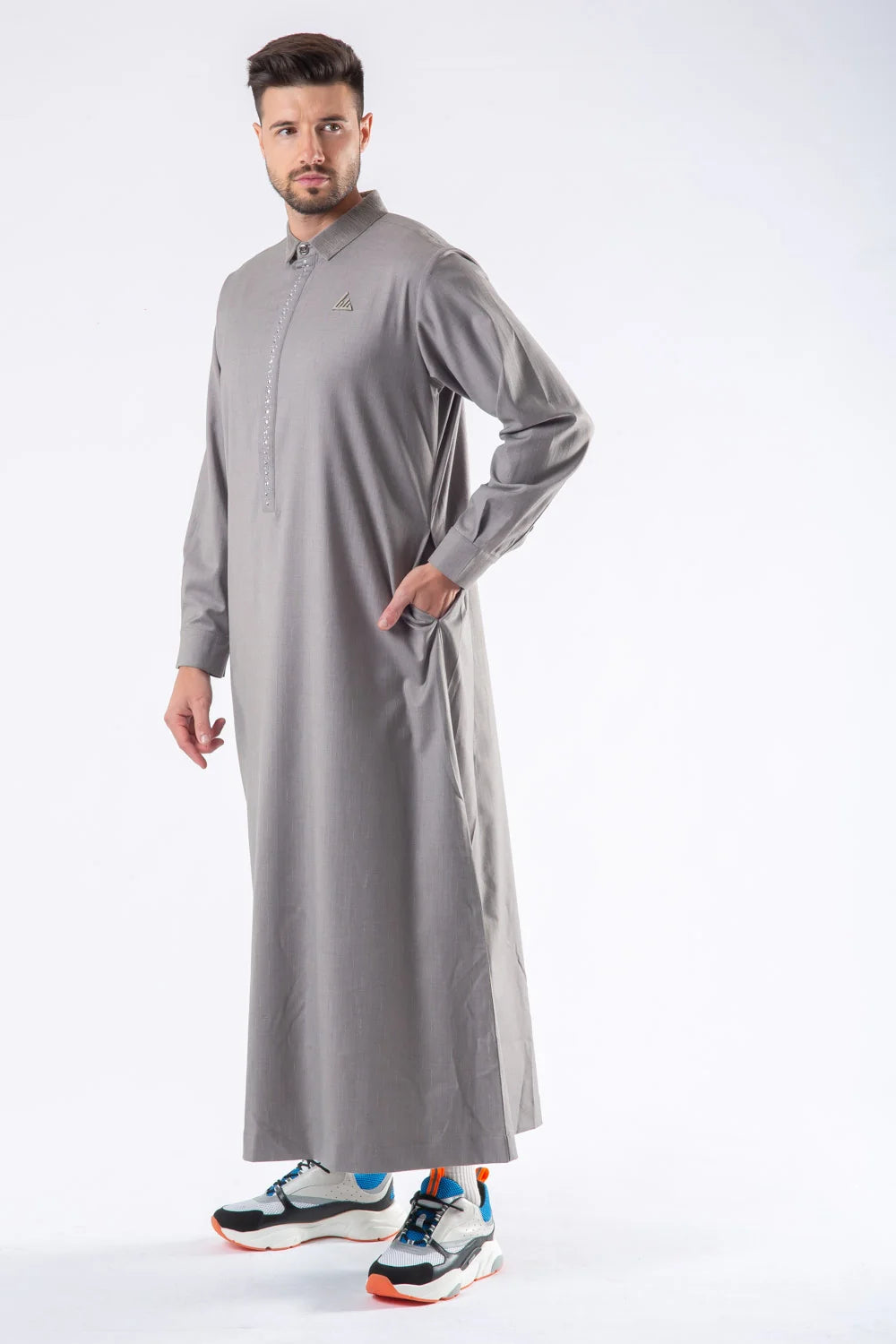 LWR2421 Lawung Thobe/Jubba - Grey