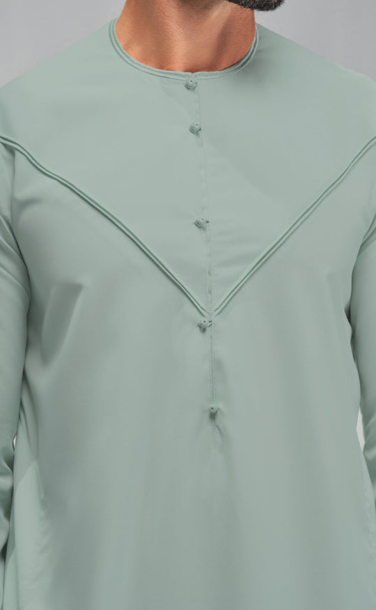 Faris Emirati Thobe/Jubba - Mint