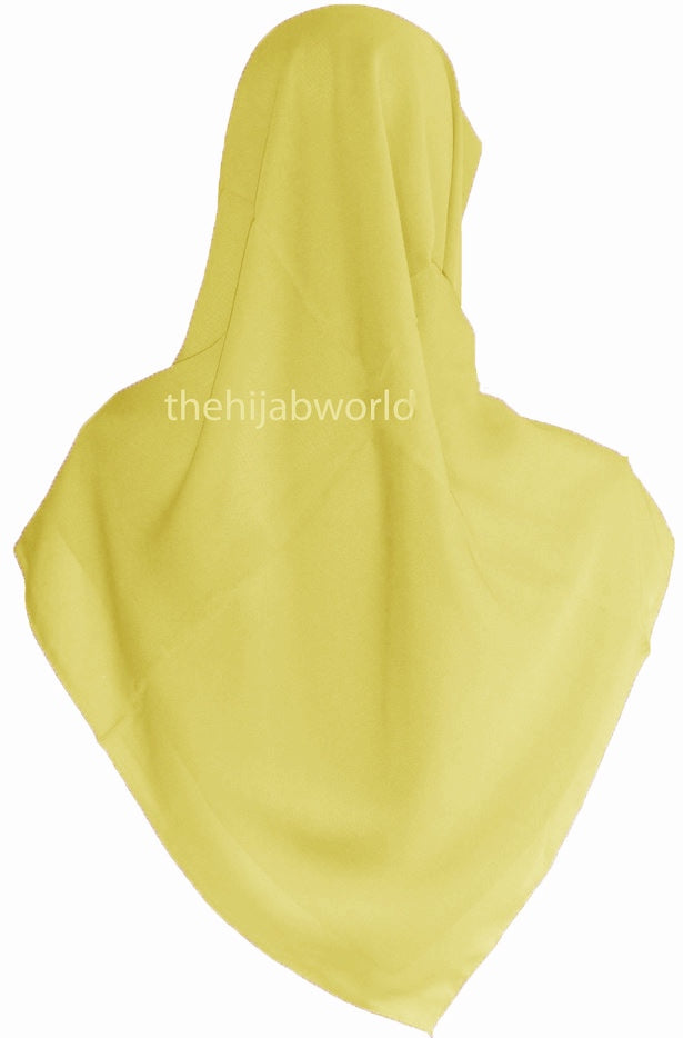 Georgette Chiffon Square Scarf/Hijabs