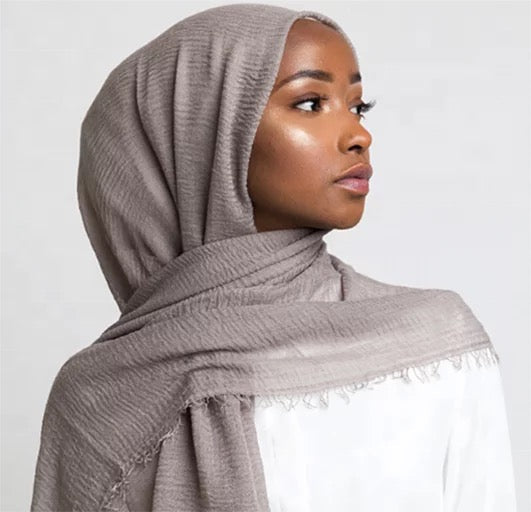 Crimp Frayed Edged  Hijabs / Scarves PH