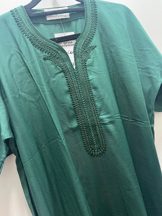 Boy’s Moroccan Thobe/Jubbah - Dark Green