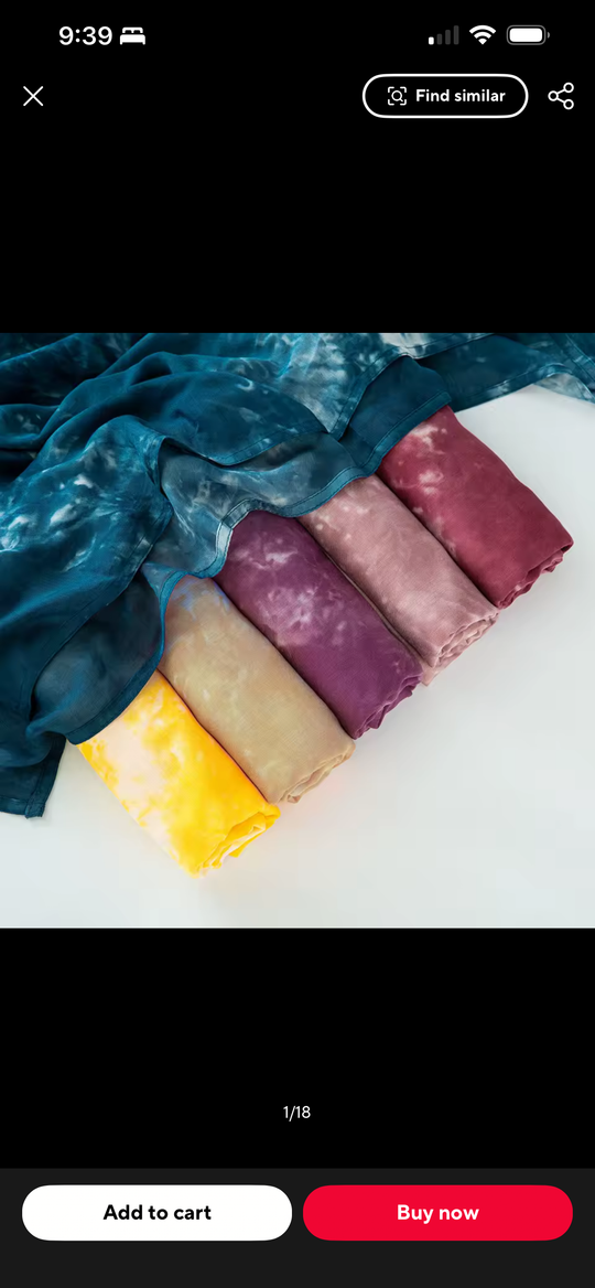 Modal cotton Tie Dye Hijab Scarf