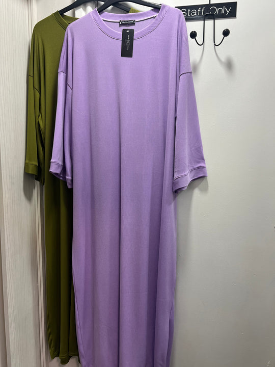 Ribbed comfy midaxi Dress