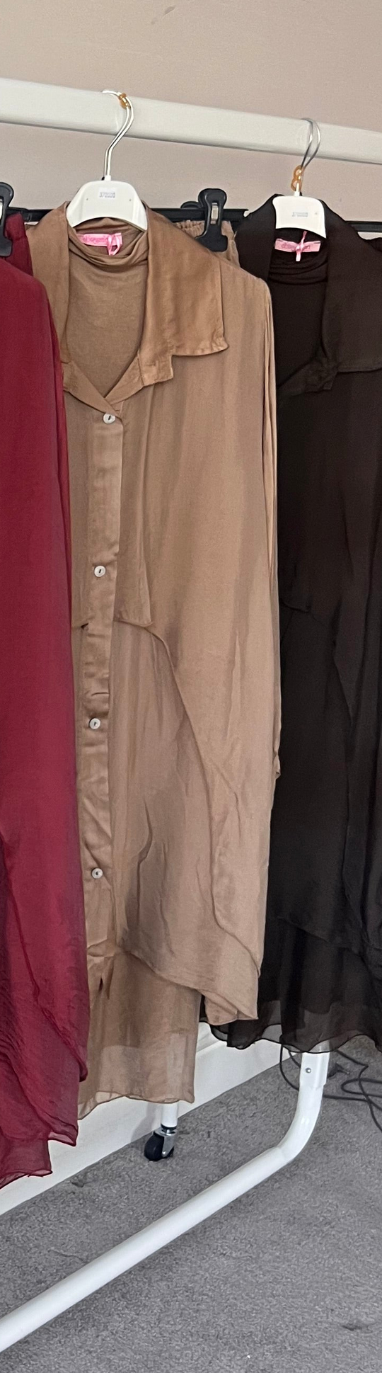 Premium Long Silk Chiffon Co-ord sets