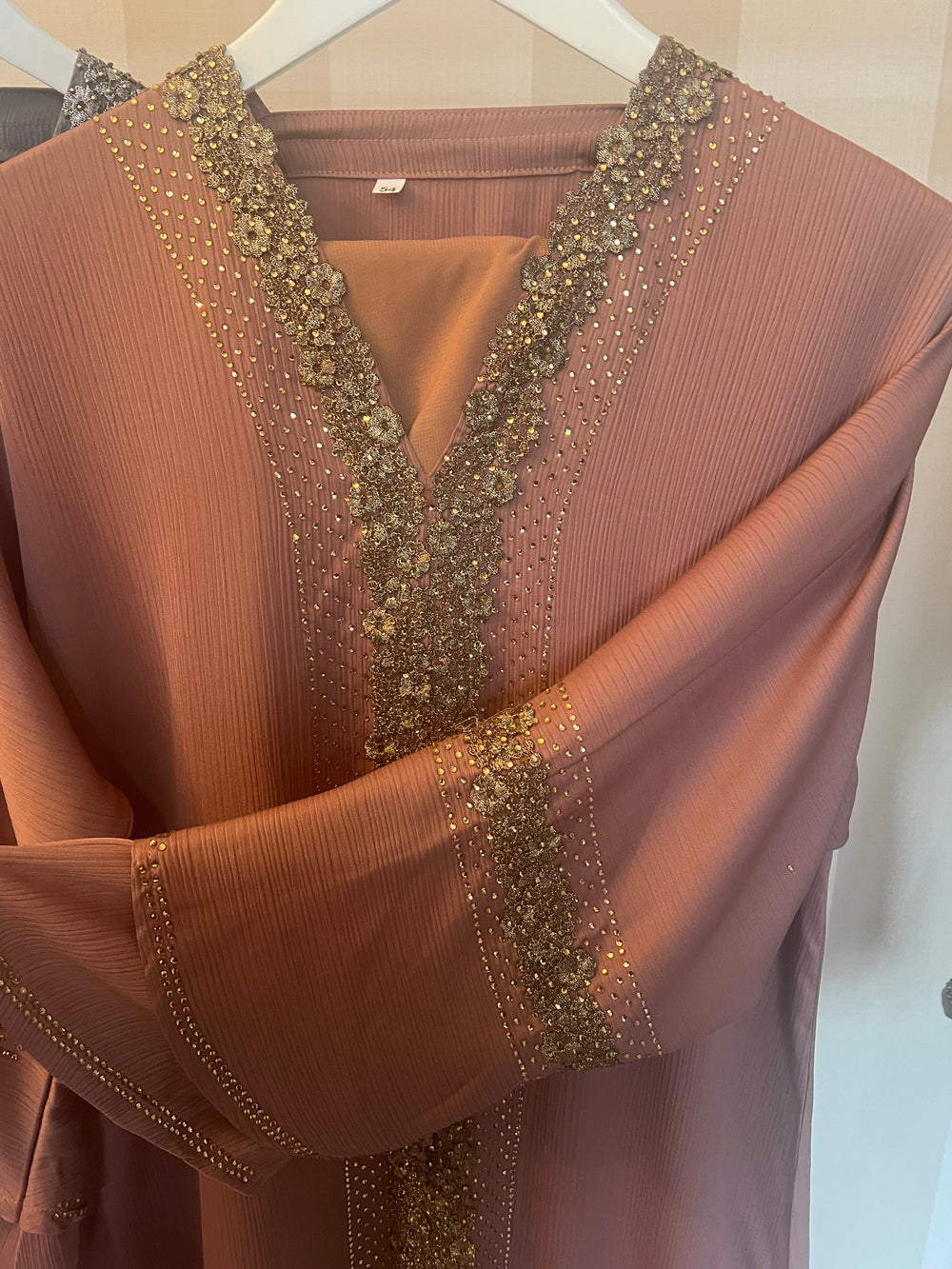 Moroccan style Abayas Copper Rose