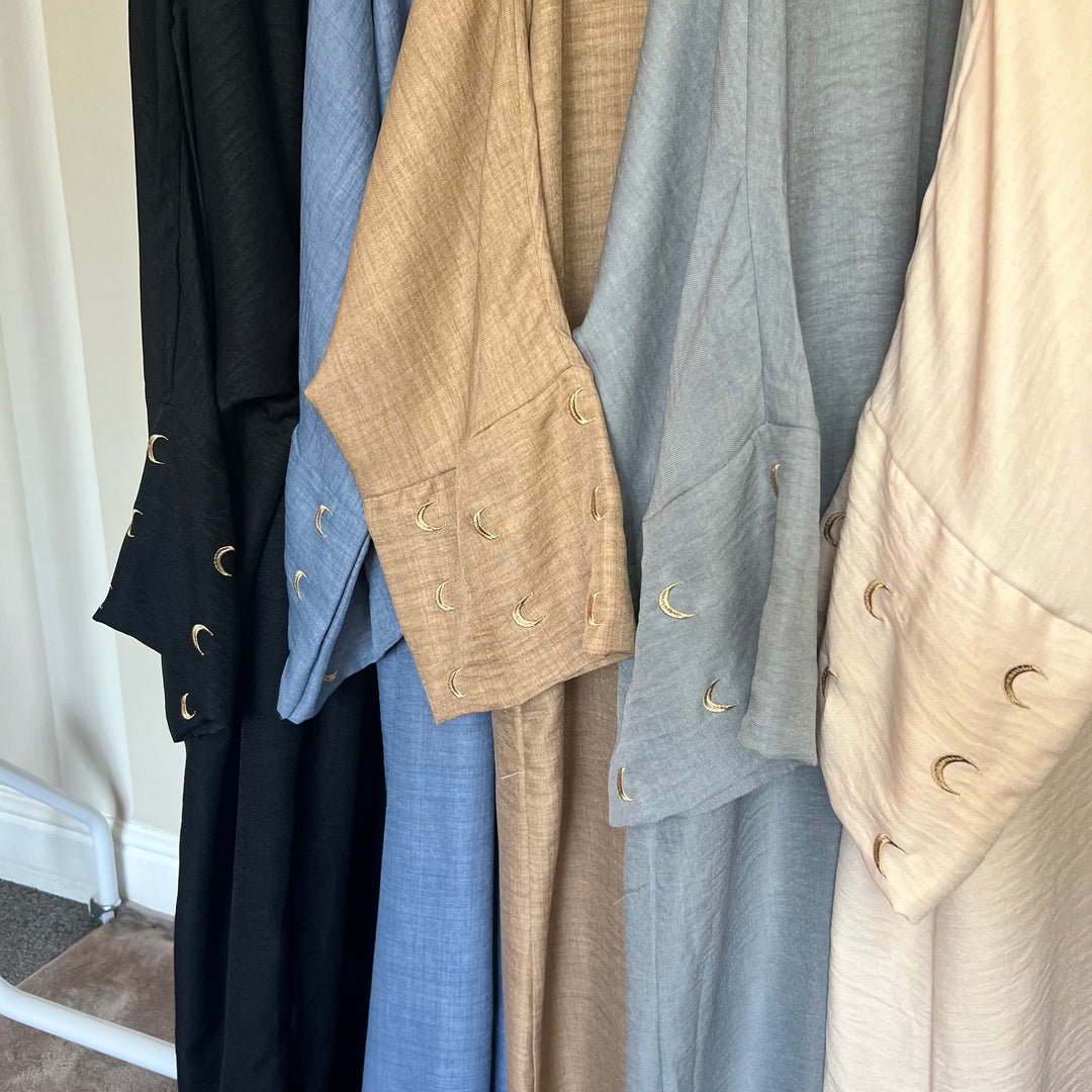 Linen Feel Moon Kimonos- Free size