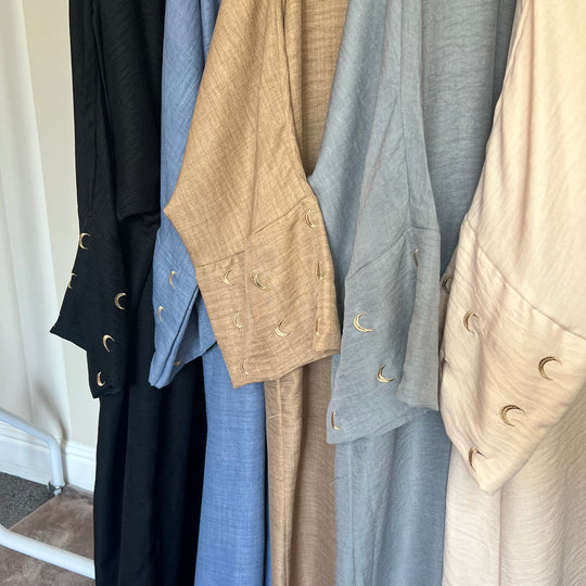 Linen Feel Moon Kimonos- Free size