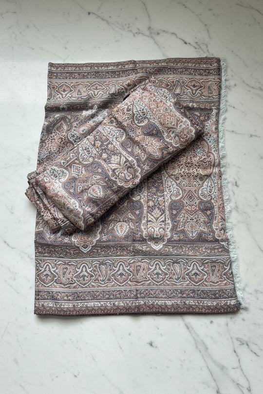 Cashmere Pashmina Abaya Sets with Large Pashmina Shawls