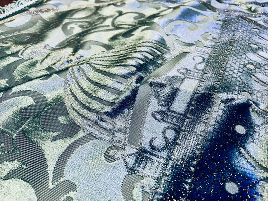EXCLUSIVE LUXURY PRAYER MAT WI- Sea Blue
