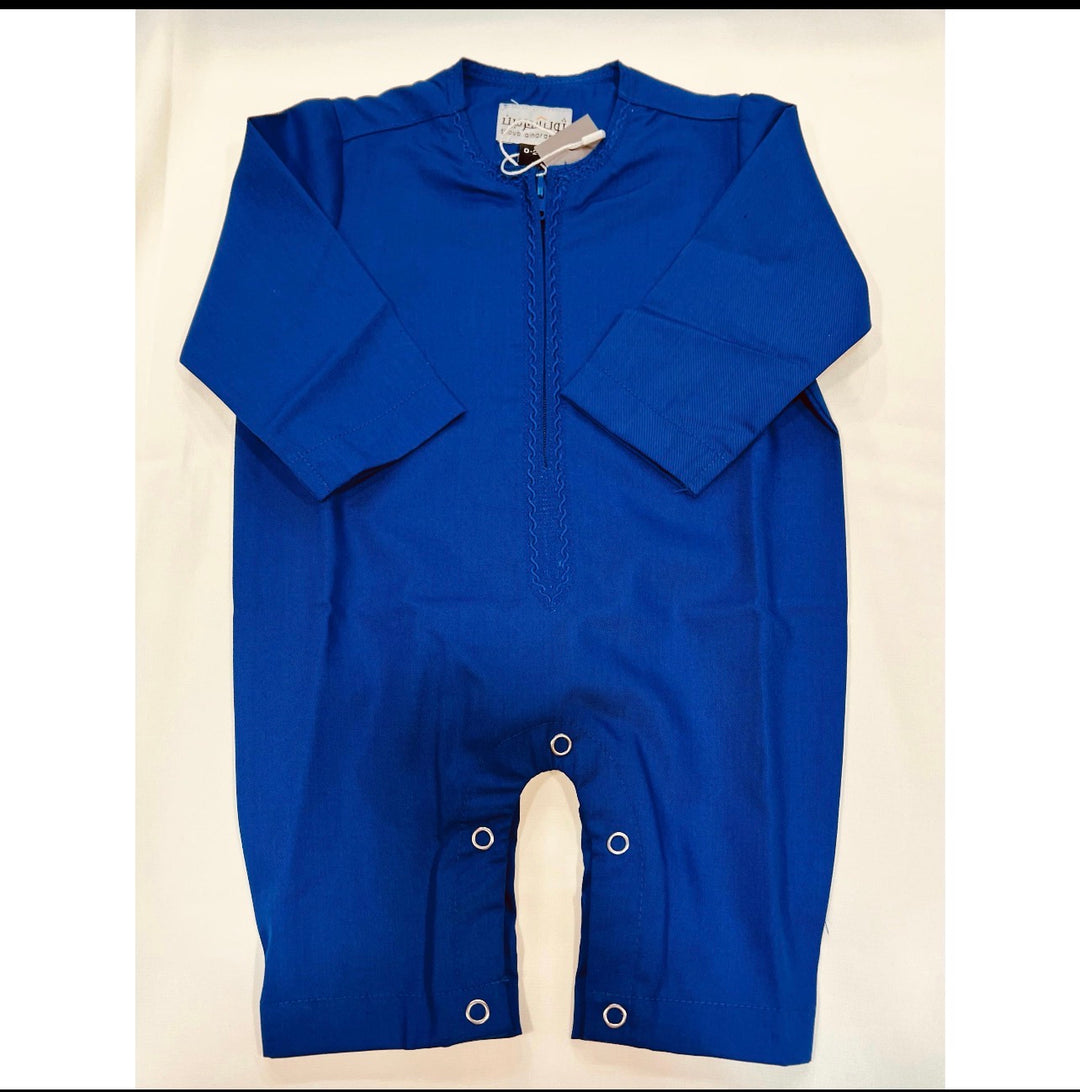 Baby Emirati Rompers in Royal Blue  AHR