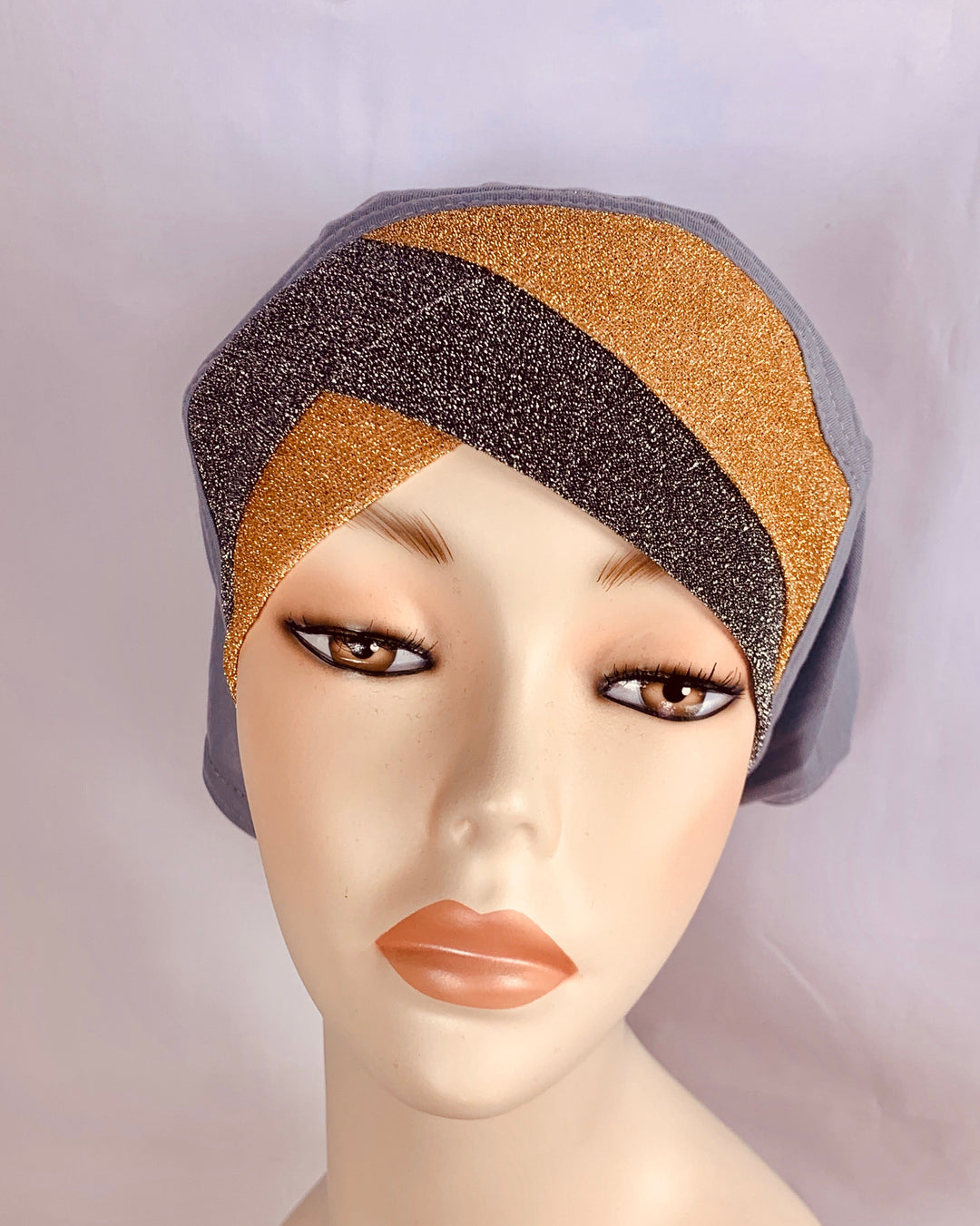 Glitzy Layered Effect Bonnet Caps