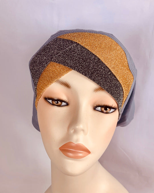 Glitzy Layered Effect Bonnet Caps