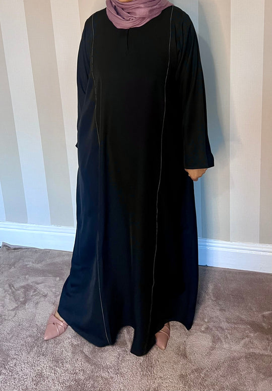 Nida Piping Abaya  CA125