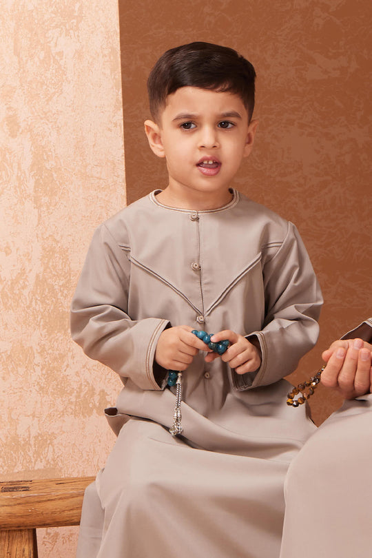 Baby Faris Emirati Rompers - Taupe