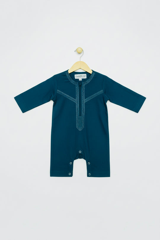 Baby Emirati Rompers in Navy Blue AHR