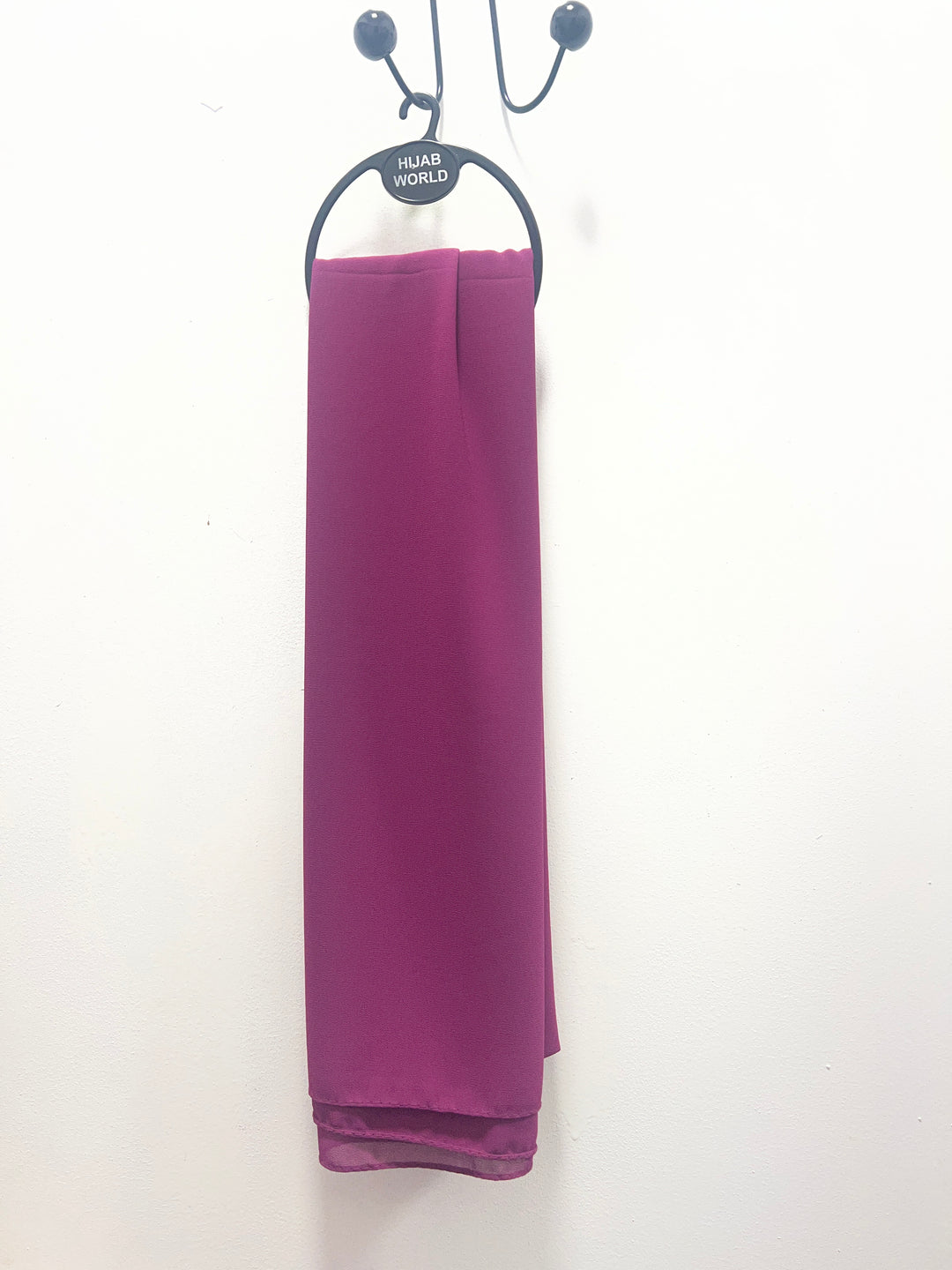 Chiffon Long Hijab/ Scarf- Magenta 162