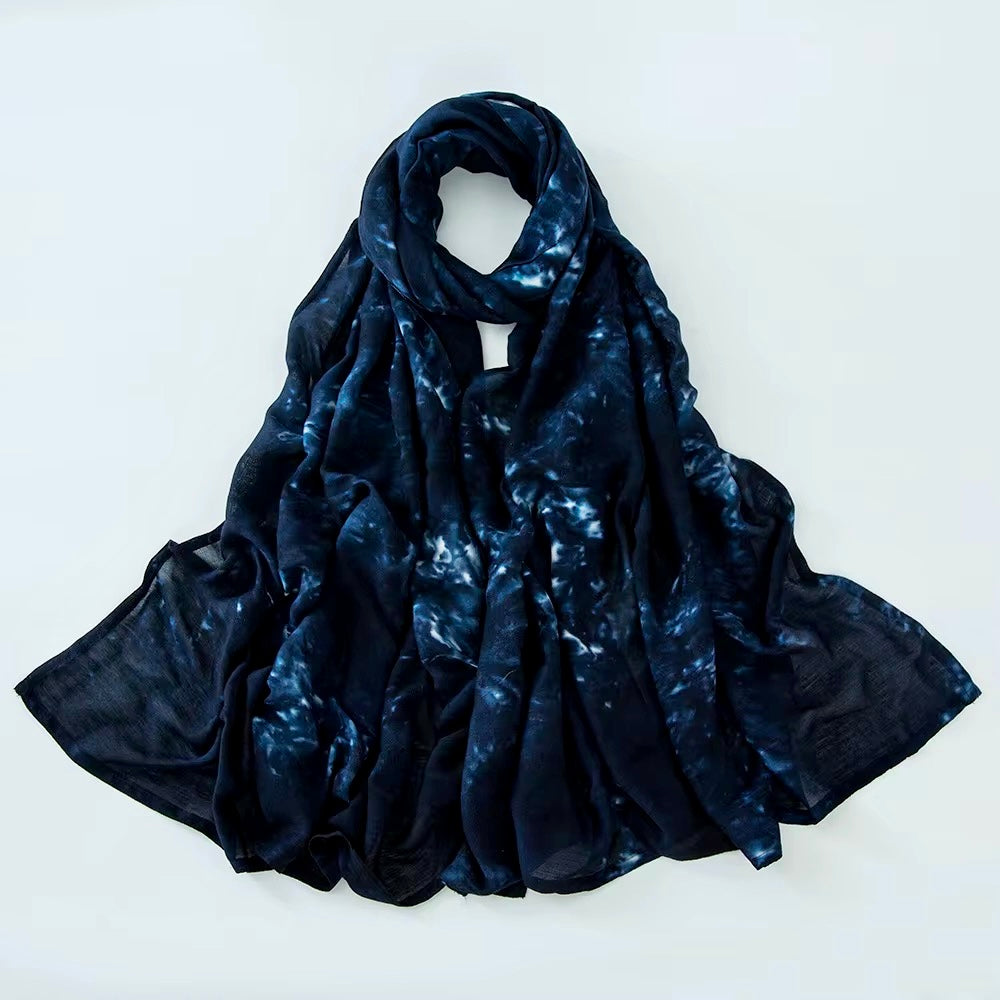 Modal cotton Tie Dye Hijab Scarf