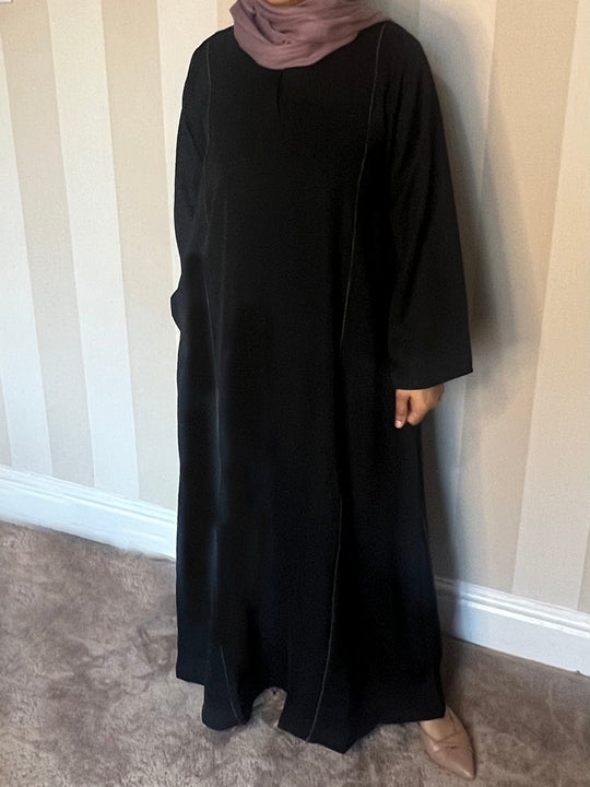 Nida Piping Abaya  CA125