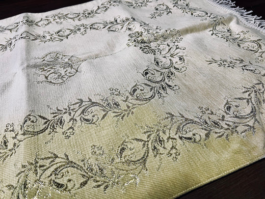 EXCLUSIVE LUXURY PRAYER MAT WI- Ivory