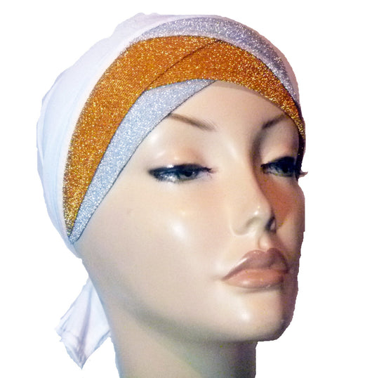 Glitzy Layered Effect Bonnet Caps