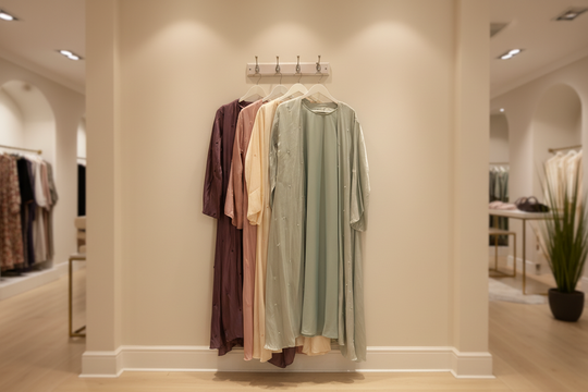 Lamia Abaya Full sets in 4 colours