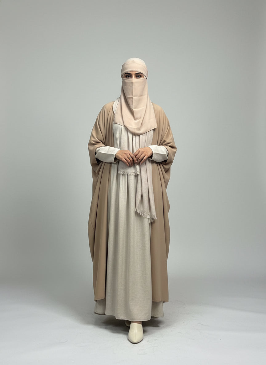 Breathable Niqab with hidden elastic by Jannah