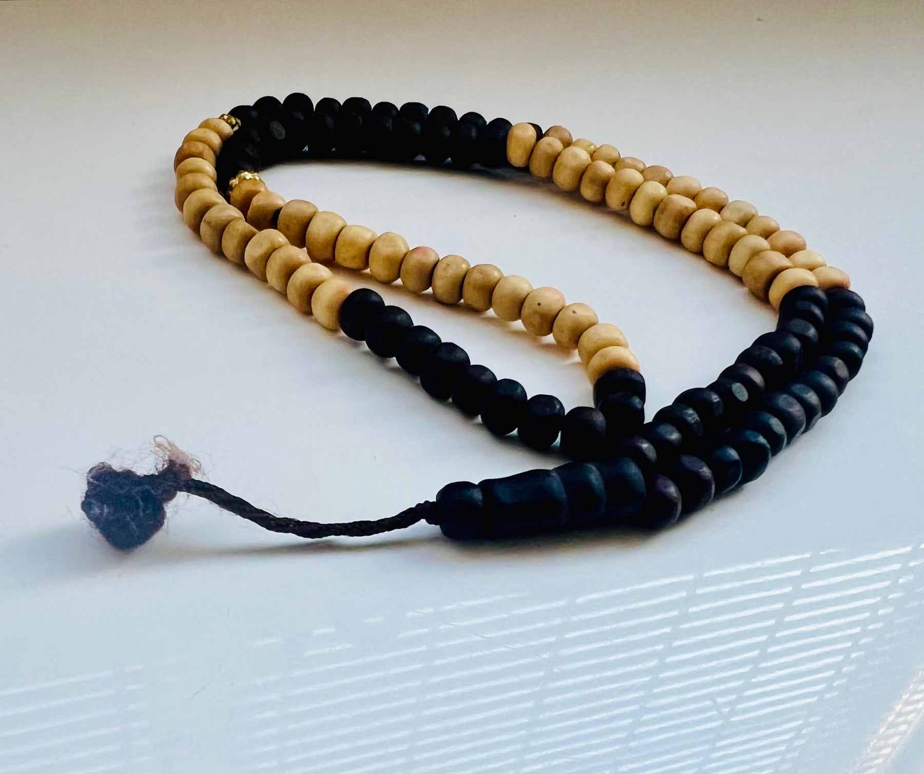 Natural Wooden 2 Shaded Tasbeeh Tasbih 100 Dark Light The Hijab natural-wooden-2-shaded-tasbeeh-tasbih-100-dark-light-the-hijab