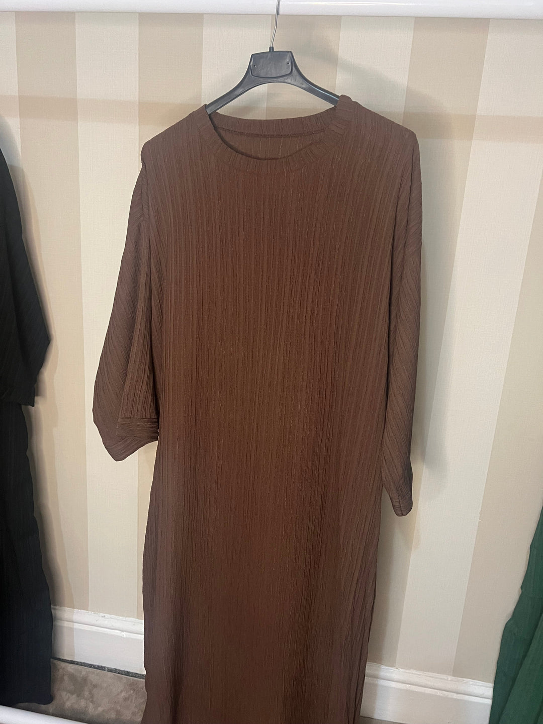Maxi oversized textured Dress / slip