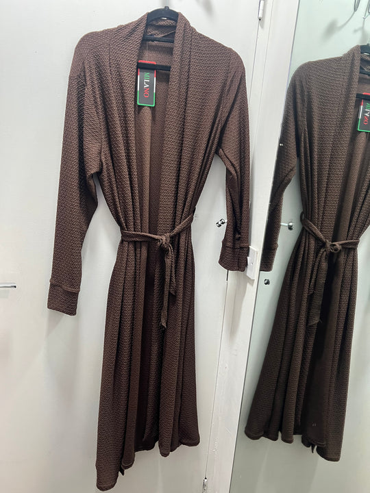 Midi Cardigan/  Coatigan with Belt and hidden pockets