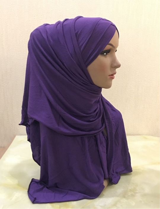 Easy Wear 2 in 1 Jersey Cap and Hijab attached