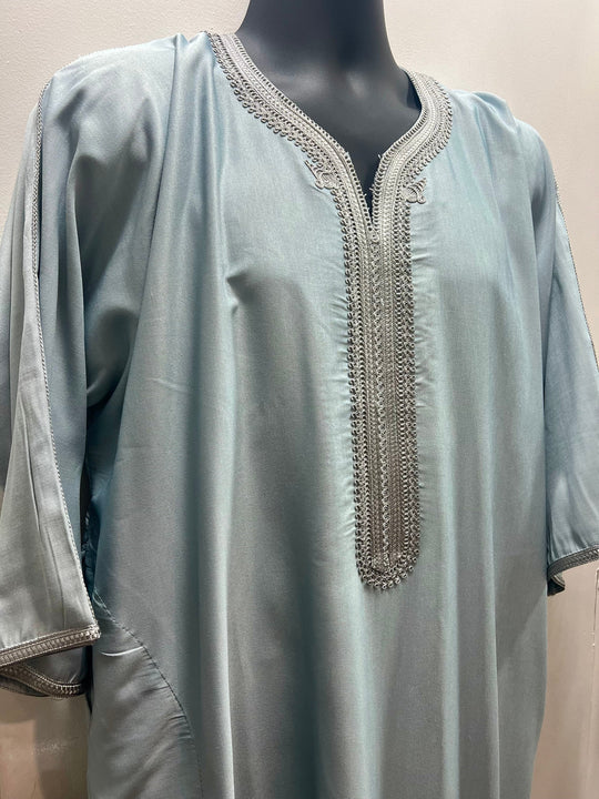 Boy’s Moroccan Thobe/Jubbah - Powder  Blue