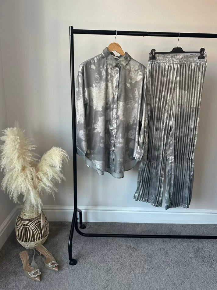 Starry Coords set with Pleated Pants