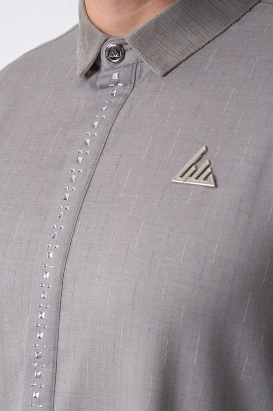 LWR2421 Lawung Thobe/Jubba - Grey