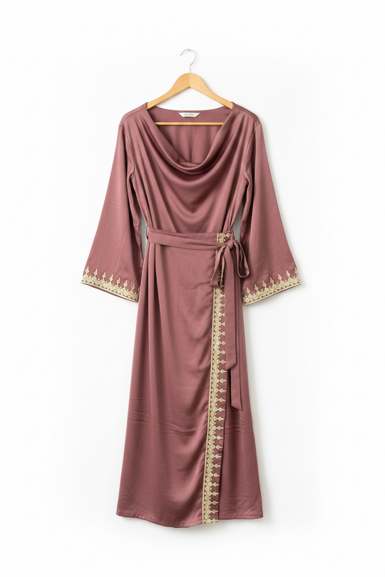 Embellished Satin Skirt and Top Sets