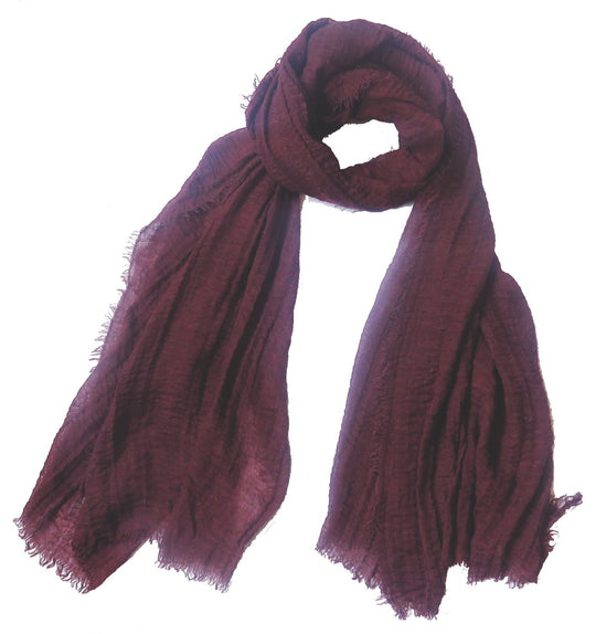 Crimp Frayed Edged  Hijabs / Scarves PH