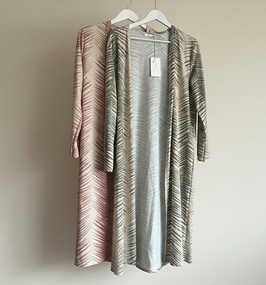 Spring Summer patterned Lightweight Midi Cardigans