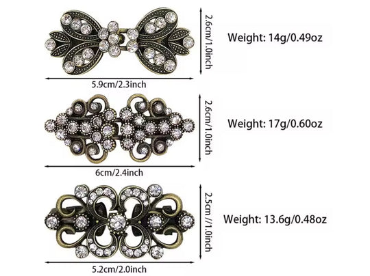 Cloak/ Kimono Clips, cardigan clips