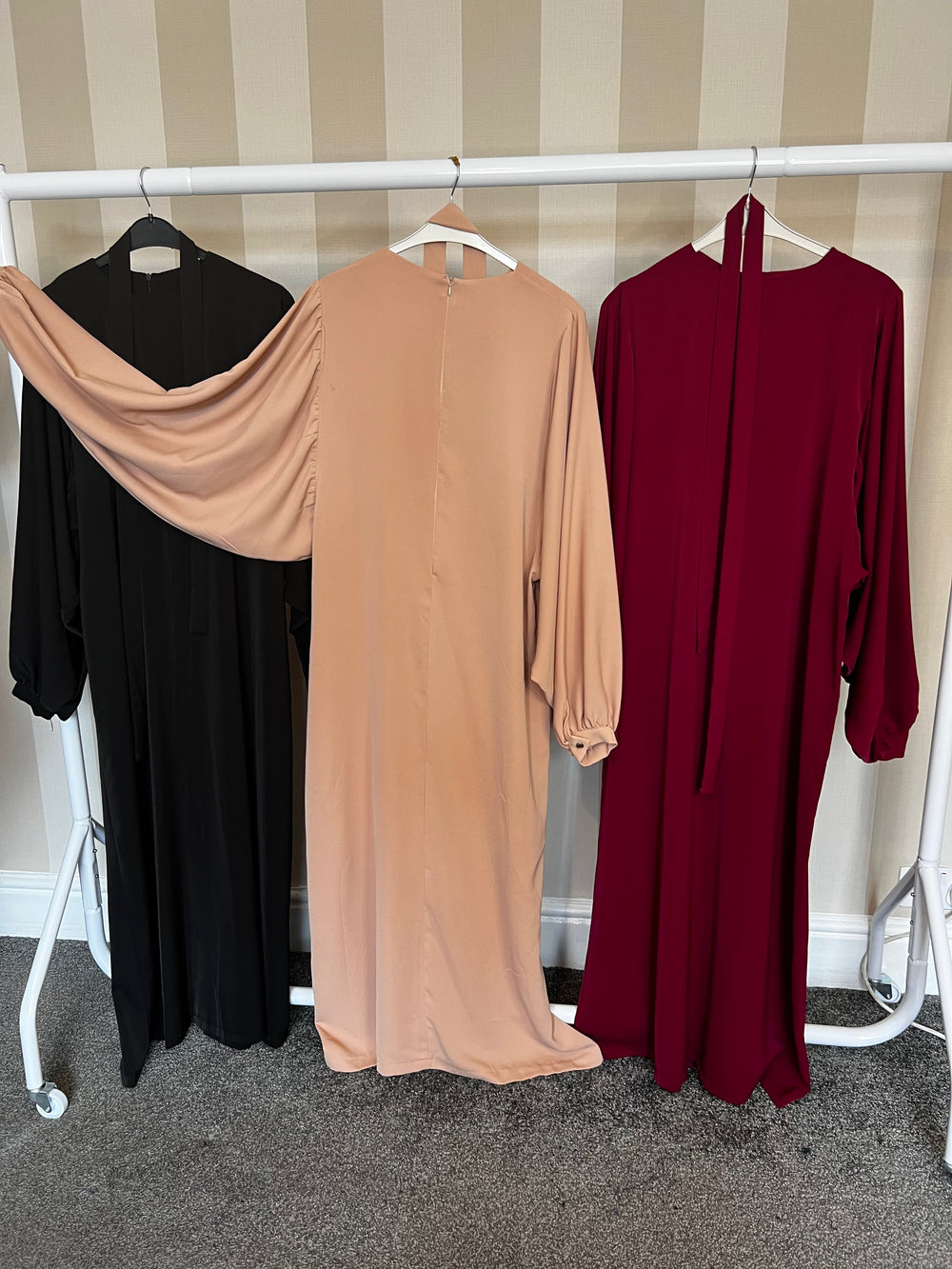 Balloon Sleeve Turkish Dress/Abaya -