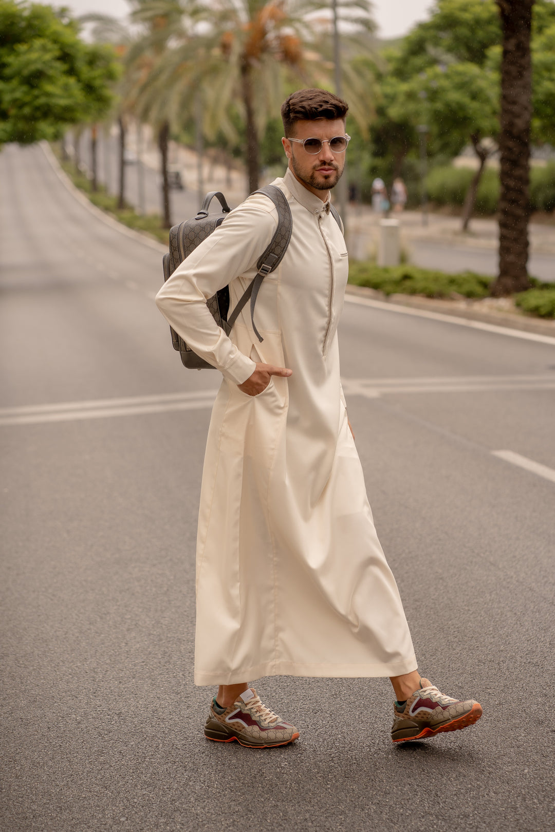 AAR2422 Al Ameer Latest Thobe/Jubba - Cream