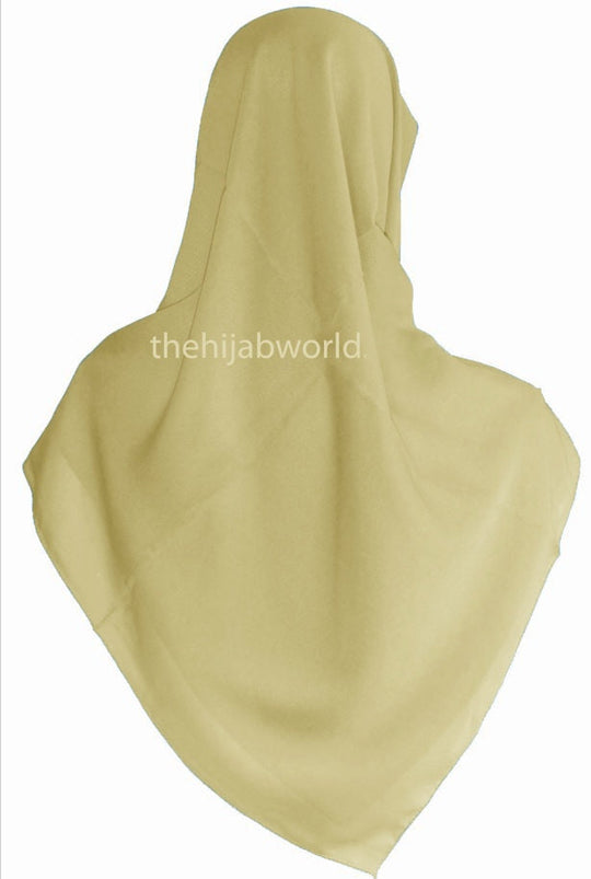 Georgette Chiffon Square Scarf/Hijabs