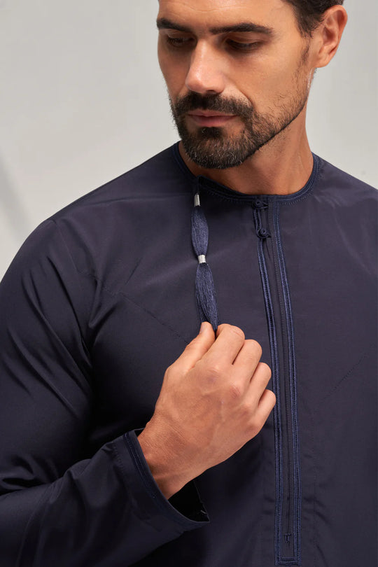 Faris Omani Thobe/Jubba - Navy
