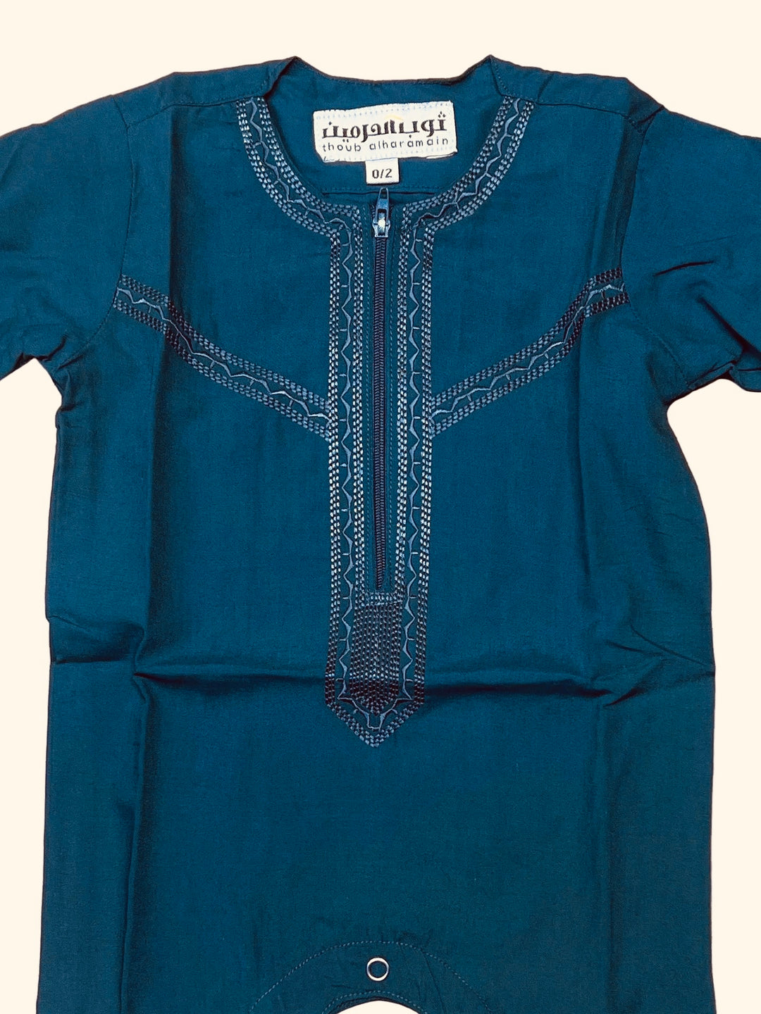 Baby Emirati Rompers in Navy Blue AHR