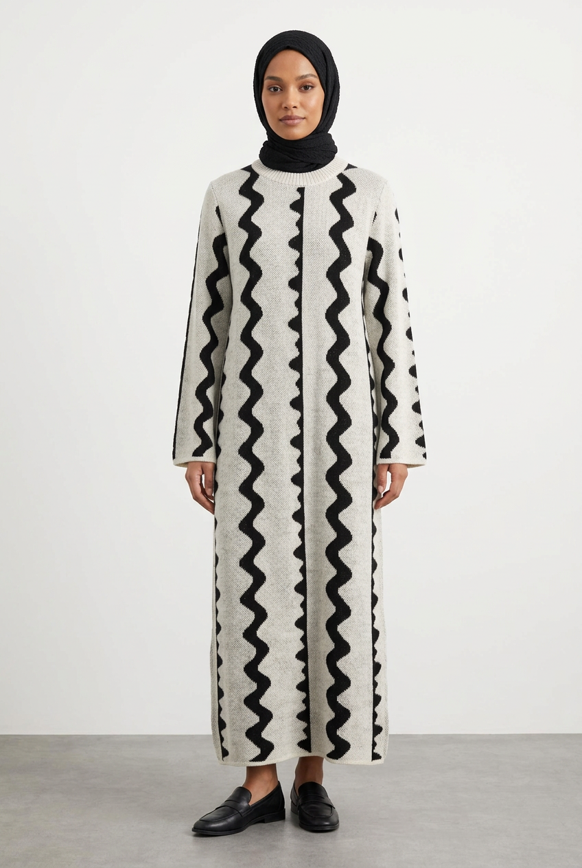 Knitted Midaxi Jumper Winter  Dress