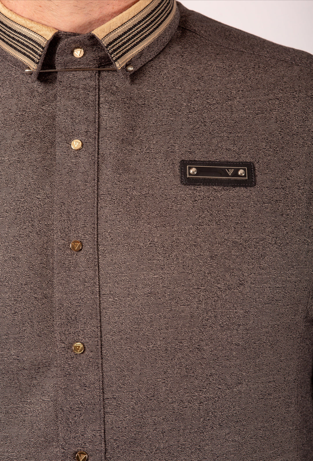 AAR25320 Al Ameer Latest Thobe / Jubba - Brown