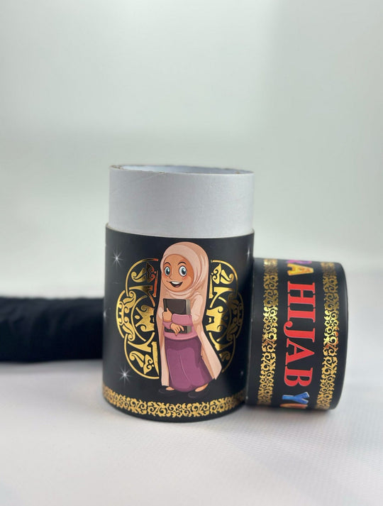 My first Hijab in Gift Box with a finger ring counter - Medium size