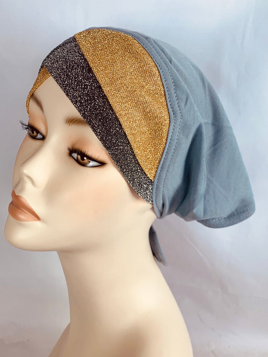 Glitzy Layered Effect Bonnet Caps