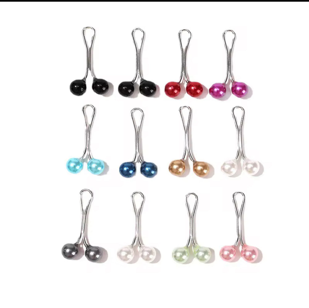 Pearl Hijab Slide pins pack of 12