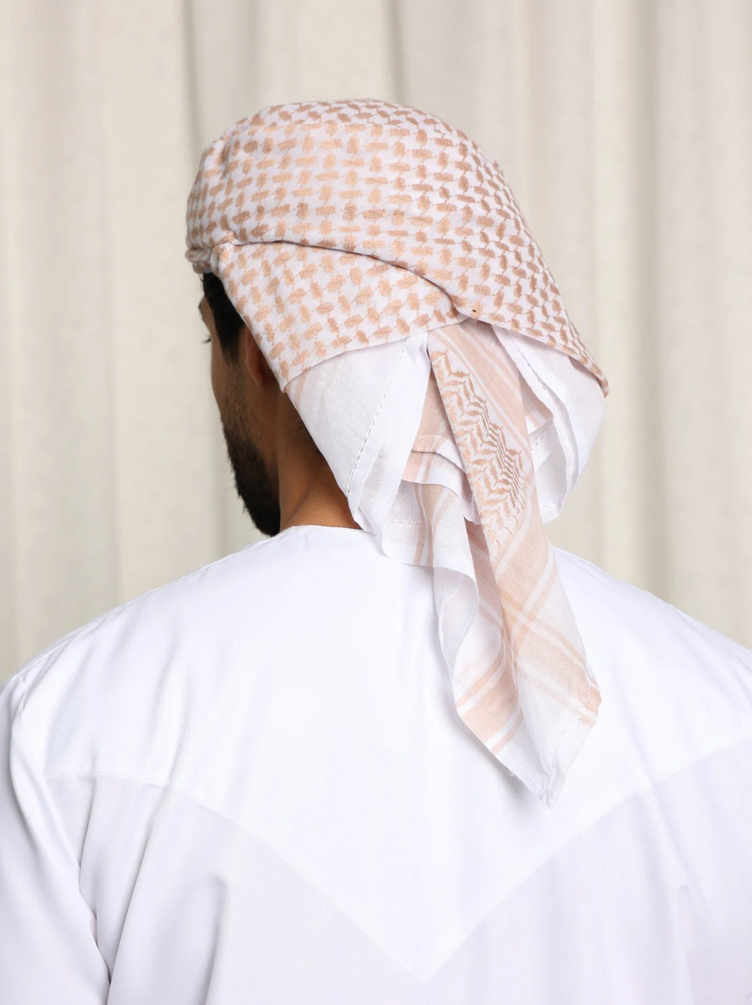 Ready to Wear 2 in 1 Keffiya/ Shemagh /Amama wrap