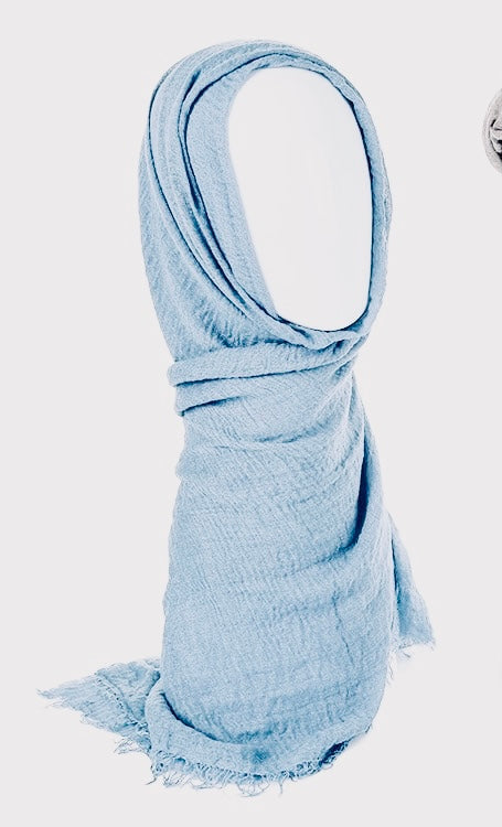 Crimp Frayed Edged  Hijabs / Scarves PH