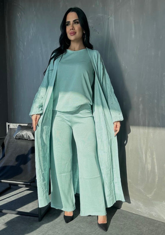 Premium Beaded Turkish Knitted Co-ord set